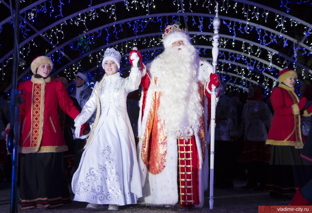 Главный Дед Мороз России на главной сцене праздника
