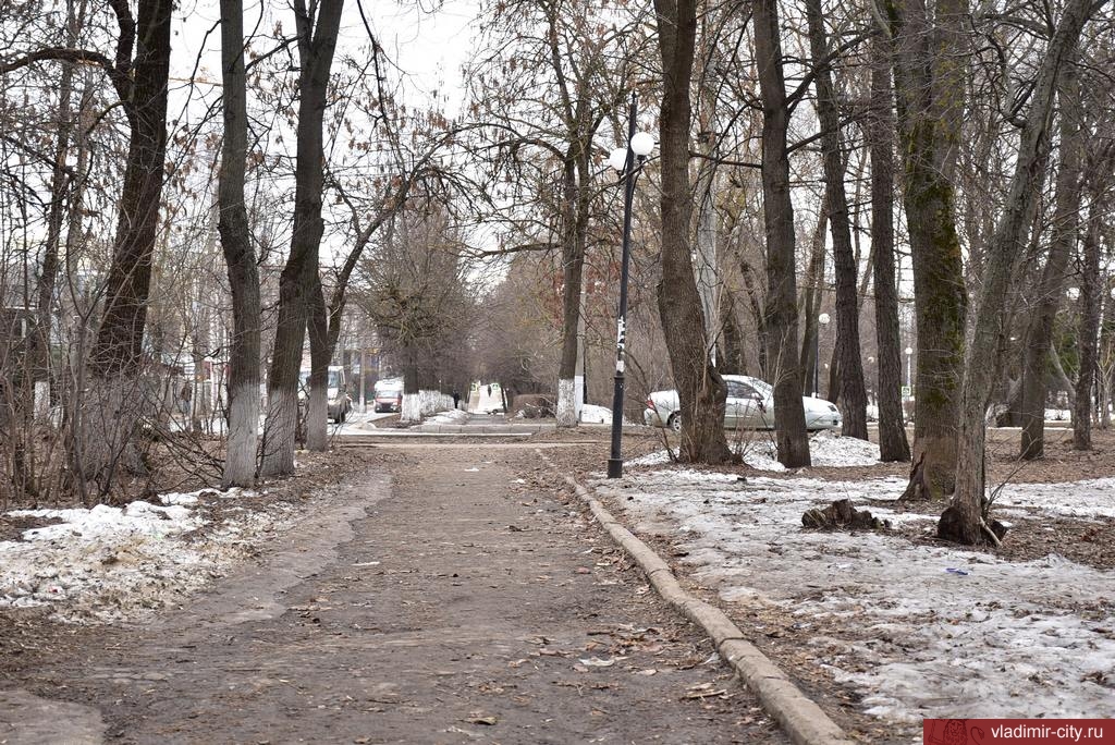 Администрация города Владимира приступает к реконструкции сквера на ул. Чайковского