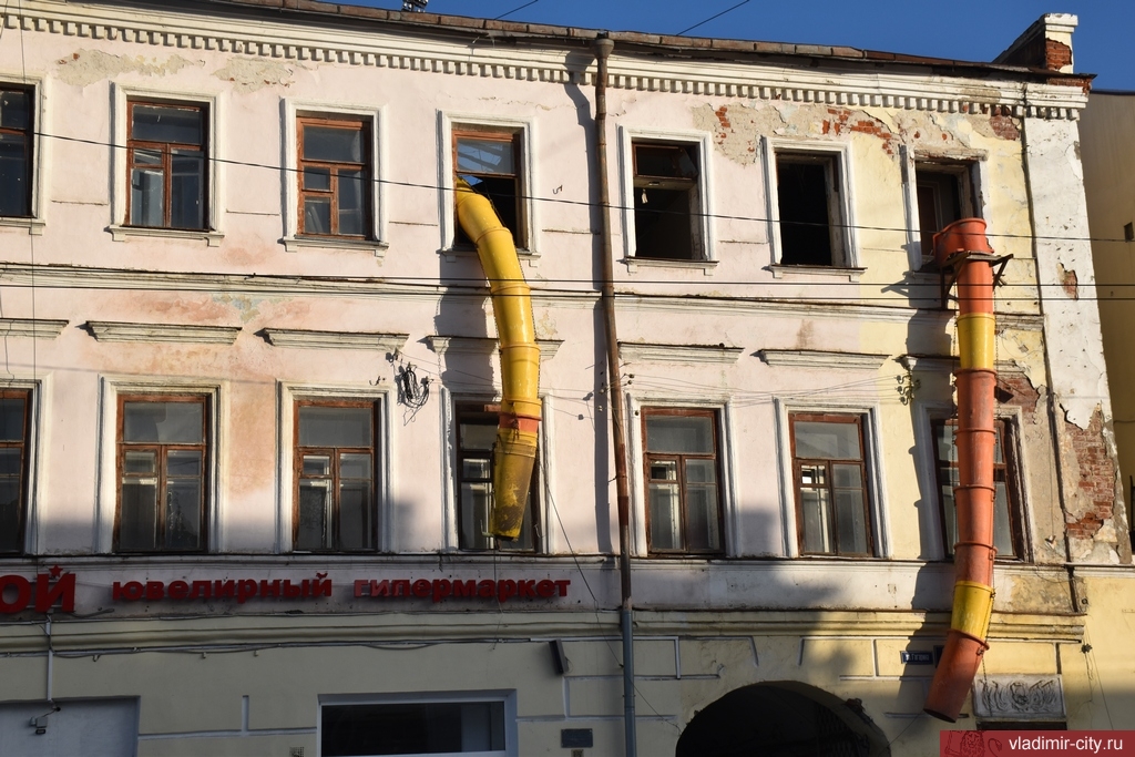 В центре Владимира начинается ремонт исторического дома купца Васильева