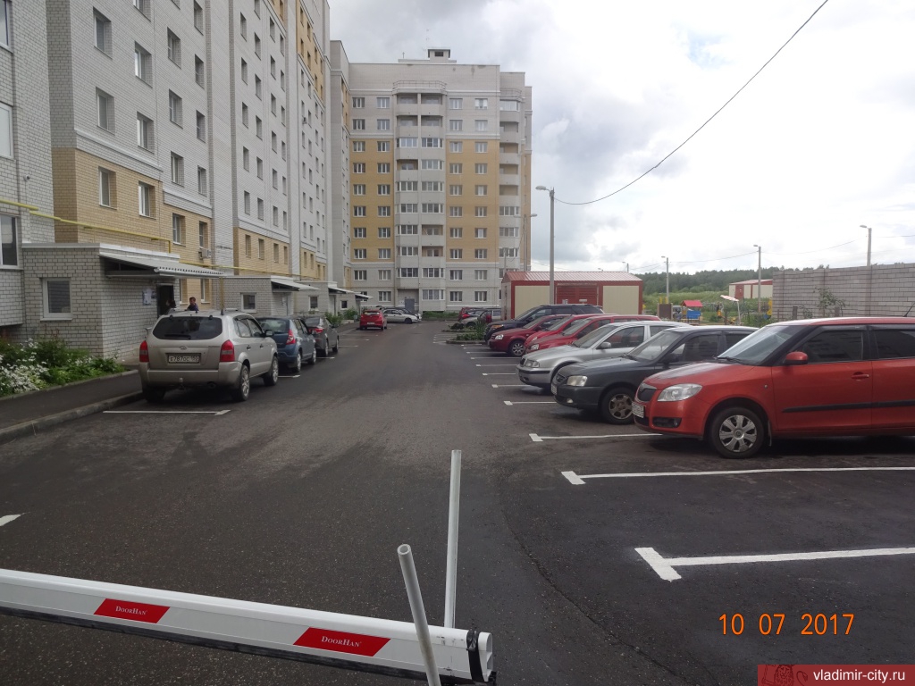 Парковка на территории дома № 5-и по ул. Куййбышева