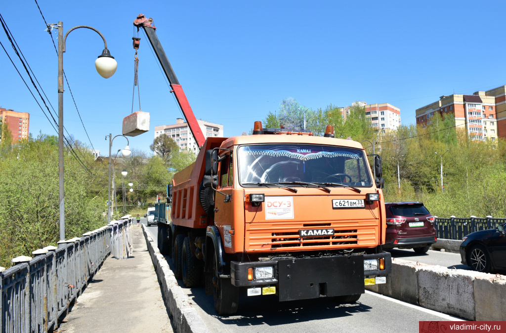 Во Владимире начались работы по ремонту моста от улицы Мира к ДД(ю)Т