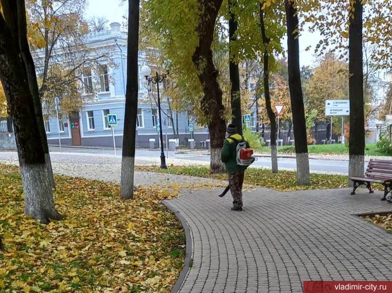 Во Владимире ежедневно идут работы по уборке города