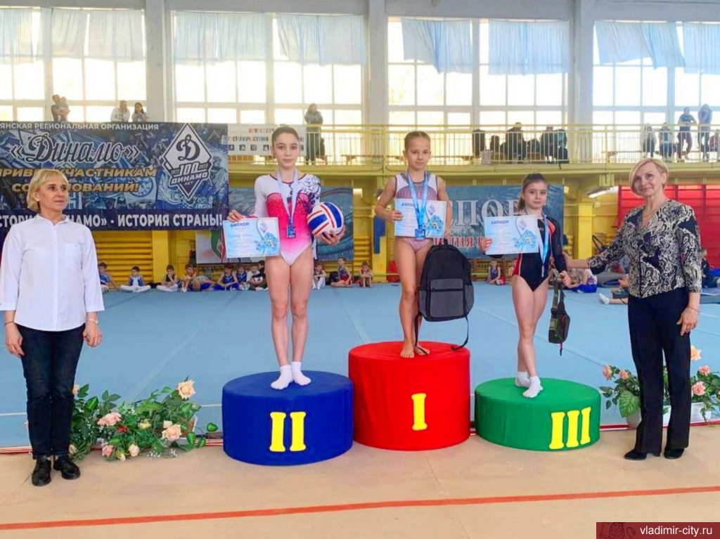 Победы юных владимирских гимнастов на Всероссийских соревнованиях