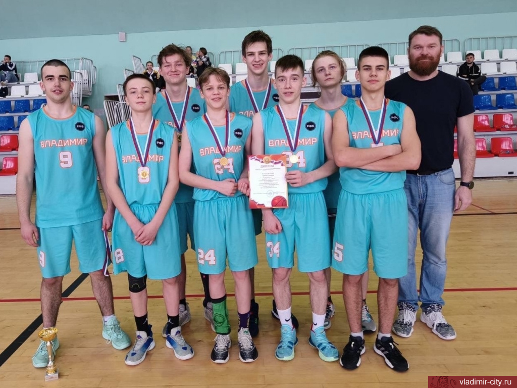 Владимирские баскетболисты победили в первенстве области