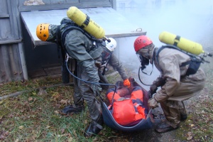 Аттестация спасателей Центрального регионального центра на подтверждение квалификации "Спасатель 1-го класса"