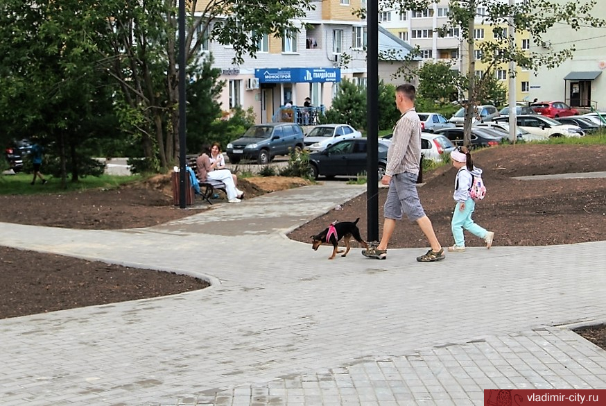 Во Владимире завершаются работы 2023 года по благоустройству общественных пространств
